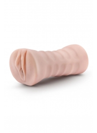 Телесный мастурбатор-вагина Ayumi с вибрацией - Blush Novelties - в Нефтекамске купить с доставкой