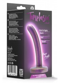 Фиолетовая насадка с гладкой поверхностью Surrender 4.75 Inch Beginner Pegging Dildo - 12 см. - Blush Novelties - купить с доставкой в Нефтекамске