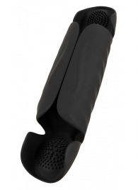 Черный вибромастурбатор с трехточечной стимуляцией Penis Trainer with 3 Point Stimulation - Orion - в Нефтекамске купить с доставкой