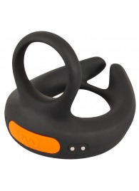 Черный вибростимулятор мошонки RC Scrotum Stimulator with Vibration - Orion - в Нефтекамске купить с доставкой