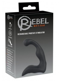 Черный перезаряжаемый стимулятор простаты с вибрацией - 14,6 см. - Orion - в Нефтекамске купить с доставкой