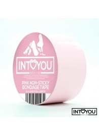 Розовый скотч для фиксации Non-Sticky Bondage Tape - 15 м. - Intoyou - купить с доставкой в Нефтекамске