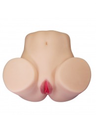 Телесный мастурбатор Julia с 2 любовными каналами - Baile - в Нефтекамске купить с доставкой