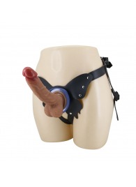 Поясной страпон Wells: трусики в форме бабочки и фаллоимитатор-насадка - Baile - купить с доставкой в Нефтекамске