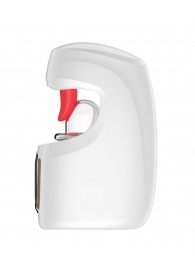 Белый мастурбатор с язычком и возвратно-поступательными движениями - Secwell - в Нефтекамске купить с доставкой