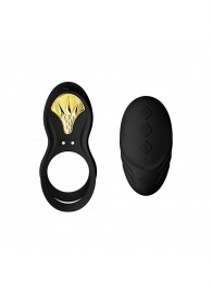 Черное эрекционное виброкольцо Bayek с пультом ДУ - Zalo - в Нефтекамске купить с доставкой