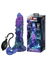 Фиолетовый яйцеродящий фаллоимитатор Duskwalker Sentinal на присоске - 22,4 см. - Baile - купить с доставкой в Нефтекамске