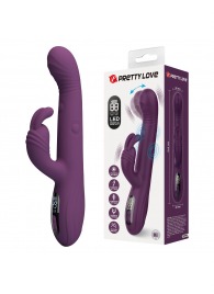 Фиолетовый вибромассажёр-кролик Dee - 23,9 см. - Baile