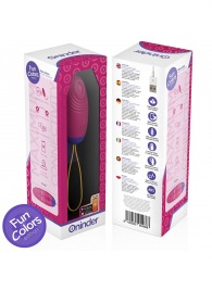Розовое виброяйцо с функцией постукивания и управлением через приложение - Oninder