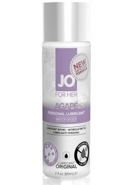 Лубрикант на водной основе для женщин JO AGAPE LUBRICANT ORIGINAL - 60 мл. - System JO - купить с доставкой в Нефтекамске