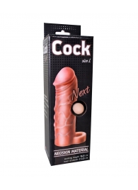 Фаллоудлинитель с кольцом COCK size L - 16,5 см. - LOVETOY (А-Полимер) - в Нефтекамске купить с доставкой