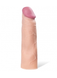 Реалистичная насадка с ярко выраженной головкой - 16,5 см. - A-toys - в Нефтекамске купить с доставкой