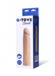 Реалистичная насадка с ярко выраженной головкой - 16,5 см. - A-toys - в Нефтекамске купить с доставкой