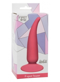 Розовая анальная пробка P-spot Teazer Pink - 12,2 см. - Lola Games - в Нефтекамске купить с доставкой