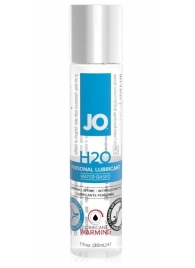 Возбуждающий лубрикант на водной основе JO Personal Lubricant H2O Warming - 30 мл. - System JO - купить с доставкой в Нефтекамске