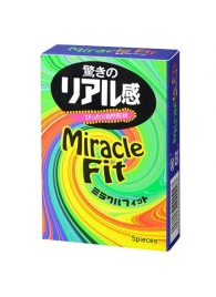 Презервативы Sagami Xtreme Miracle Fit - 5 шт. - Sagami - купить с доставкой в Нефтекамске