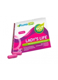 Возбуждающие капсулы Ladys Life - 14 капсул (0,35 гр.) - SuperCaps - купить с доставкой в Нефтекамске