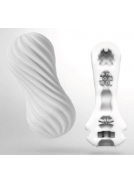 Мастурбатор FLEX Silky White с мягким рельефом - Tenga - в Нефтекамске купить с доставкой