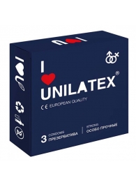 Ультрапрочные презервативы Unilatex Extra Strong - 3 шт. - Unilatex - купить с доставкой в Нефтекамске