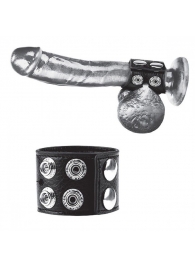 Ремень на член и мошонку 1.5  Cock Ring With Ball Strap - BlueLine - купить с доставкой в Нефтекамске