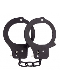 Чёрные наручники из листового металла BONDX METAL CUFFS BLACK - Dream Toys - купить с доставкой в Нефтекамске