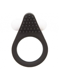 Чёрное эрекционное кольцо LIT-UP SILICONE STIMU RING 1 BLACK - Dream Toys - в Нефтекамске купить с доставкой