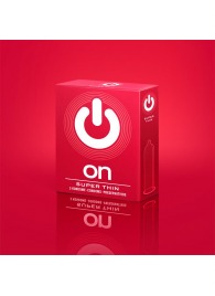 Супертонкие презервативы ON) Super Thin - 3 шт. - ON) - купить с доставкой в Нефтекамске