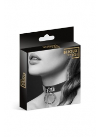 Узенький ошейник из полиуретана с кольцом - Bijoux Pour Toi - купить с доставкой в Нефтекамске
