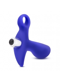 Синий стимулятор простаты с ручкой-кольцом Performance Prostimulator 02 - Blush Novelties - в Нефтекамске купить с доставкой