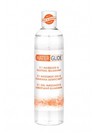 Гель-смазка 2-в-1 MASSAGE   LUBRICANT GUARANA - 300 мл. - Waterglide - купить с доставкой в Нефтекамске