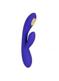 Фиолетовый вибратор с функцией электростимуляции Intimate E-Stimulator Dual Wand - 21,5 см. - California Exotic Novelties - купить с доставкой в Нефтекамске