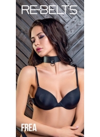 Ошейник Frea с маленьким колечком-креплением - Rebelts - купить с доставкой в Нефтекамске Ошейник Frea с маленьким колечком-креплением - Rebelts - купить с доставкой в Нефтекамске