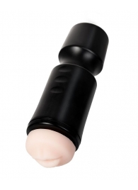 Мастурбатор-ротик A-Toys в черной колбе - A-toys - в Нефтекамске купить с доставкой