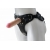 Черный пояс-трусики с двумя насадками Soft-Dolli - 16,5 и 10,5 см. - LOVETOY (А-Полимер) - купить с доставкой в Нефтекамске