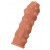 Телесная реалистичная насадка KOKOS Extreme Sleeve 11 с дополнительной стимуляцией - 12,7 см. - KOKOS - в Нефтекамске купить с доставкой