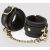Черные наручники Bound to You Faux Leather Wrist Cuffs - Fifty Shades of Grey - купить с доставкой в Нефтекамске