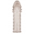 Дымчатая удлиняющая насадка на пенис Extra Texture Sleeve - 16,2 см. - Chisa - в Нефтекамске купить с доставкой
