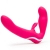 Ярко-розовый безремневой страпон Rechargeable Vibrating Strapless Strap-On - Happy Rabbit - купить с доставкой в Нефтекамске