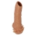 Телесная насадка с усиками и открытой головкой Nude Sleeve L - 14 см. - KOKOS - в Нефтекамске купить с доставкой