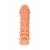 Телесная закрытая насадка с пупырышками Cock Sleeve Size M - 15,6 см. - KOKOS - в Нефтекамске купить с доставкой
