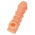 Телесная закрытая насадка с пупырышками Cock Sleeve Size L - 17,6 см. - KOKOS - в Нефтекамске купить с доставкой