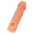 Телесная закрытая насадка с шершавой головкой Cock Sleeve Size M - 15,6 см. - KOKOS - в Нефтекамске купить с доставкой