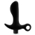 Черный анальный вибратор Silicone Vibrating Prostate Massager 01 - 10,8 см. - Blush Novelties - в Нефтекамске купить с доставкой