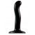 Черный фаллоимитатор-насадка Strap-On-Me P G spot Dildo size S - 16,4 см. - Strap-on-me - купить с доставкой в Нефтекамске