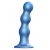 Голубая насадка Strap-On-Me Dildo Plug Balls size S - Strap-on-me - купить с доставкой в Нефтекамске