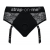 Черные трусики для насадок Diva Lingerie Harness - size M - Strap-on-me - купить с доставкой в Нефтекамске