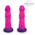 Розовый рельефный фантазийный фаллоимитатор - 20 см. - Bior toys - купить с доставкой в Нефтекамске