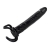 Чёрная насадка-фаллос для двойного проникновения INFLATABLE DILDO SLIM DONG  - 13,5 см. - Toyz4lovers - в Нефтекамске купить с доставкой