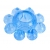 Голубая гелевая насадка-цветок - Toyfa Basic - в Нефтекамске купить с доставкой