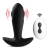 Черный массажер простаты с вибрацией, эффектом маятника и пультом ДУ - Secwell - в Нефтекамске купить с доставкой